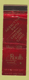 Matchbook Cover - Routts Milwaukee WI Women's Clothes WEAR