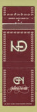 Matchbook Cover - Galleria Novita Rome Italy Miami FL