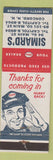 Matchbook Cover - Esso Oil Gas Simard's Concord NH