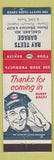 Matchbook Cover - Esso Oil Gas Ray Teets Oakland MD Chrysler Plymouth GMC