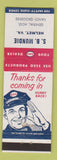 Matchbook Cover - Esso Oil Gas SB Mundie Helmet VA
