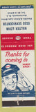 Matchbook Cover - Esso Oil Gas Walter Levin Hackensack NJ