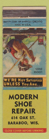 Matchbook Cover - Modern Shoe Repair Baraboo WI
