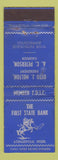 Matchbook Cover - First State Bank Lodgepole NE
