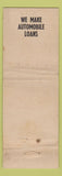 Matchbook Cover - First State Bank Lodgepole NE