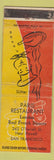 Matchbook Cover - Paris Restaurant San Francisco CA