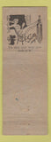 Matchbook Cover G&J Cafe Wilmington NC low phone # pinup Scotty Says girlie WEAR