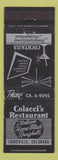 Matchbook Cover - Colacci's Restaurant Louisville Colorado WEAR