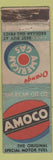 Matchbook Cover - Amoco oil gas FEDERAL LONG WORN
