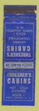 Matchbook Cover - Thresher's Cabins North Hampton NH MERCHANTS WORN