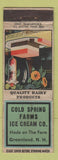 Matchbook Cover - Gold Spring Farm Ice Cream Greenland NH WORN