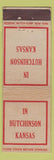 Matchbook Cover - Hotel Stamey Hutchinson KS FEDERAL LONG WEAR