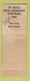 Matchbook Cover - Claude Snider Associated oil gas Bakersfield CA WEAR