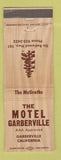 Matchbook Cover - Motel Garberville CA