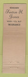 Matchbook Cover - Variety Club Kansas City MO Insurance