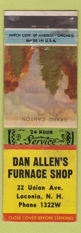 Matchbook Cover - Dan Allen's Furnace Shop Laconia NH WEAR