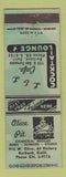Matchbook Cover - Olive Pit BBQ Burbank CA L&L Cafe WEAR