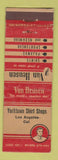 Matchbook Cover - Yorktown Shirts Van Heusen Men's Clothes Los Angeles CA