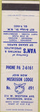 Matchbook Cover - Moose Lodge Muskegon MI Grand Rapids