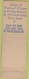 Matchbook Cover - Moose Lodge Northumberland PA
