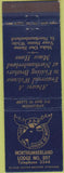 Matchbook Cover - Moose Lodge Northumberland PA