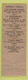 Matchbook Cover - Johnnie Cardos' Club Cafe Los Angeles CA WEAR