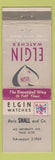 Matchbook Cover - Elgin Watches Palo Alto CA Bors Small
