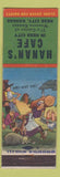 Matchbook Cover - Hanan's Cafe Ness City KS hillbilly