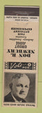 Matchbook Cover - Don Newbury Circuit Judge Election Jackson Josephine County OR