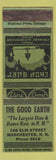 Matchbook Cover - Good Earth Restaurant Manchester NH