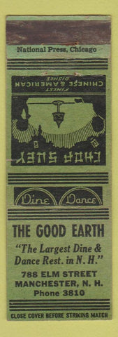 Matchbook Cover - Good Earth Restaurant Manchester NH