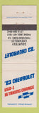Matchbook Cover - 1983 Chevrolet Thousand Oaks CA WEAR