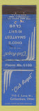 Matchbook Cover - Club Regal Columus OH WEAR