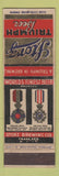 Matchbook Cover - Storz Triumph Beer Omaha NE UNIVERSAL LONG