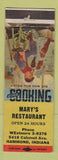 Matchbook Cover - Mary's Restaurant Hammond IN WEAR