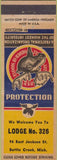 Matchbook Cover - Moose Lodge Battle Creek MI