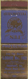 Matchbook Cover - Moose Lodge Freeport IL