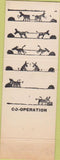 Matchbook Cover - Moose Lodge Freeport IL