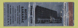 Matchbook Cover - Hotel Saranac Lake NY low phone # WEAR