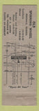 Matchbook Cover - Old Spinning Wheel Hinsdale IL