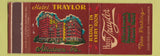 Matchbook Cover - Hotel Traylor Allentown PA