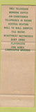 Matchbook Cover - Middletown Manor Motor Court Middletown KY