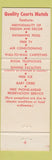 Matchbook Cover - Monticello Motor Lodge Bellmawr NJ