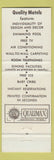 Matchbook Cover - Quality Motel Yorktown Heights NY WEAR