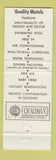 Matchbook Cover - Embers Restaurant Quality Motel Carlisle PA