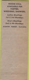 Matchbook Cover - Moose Lodge Stevens Point WI WEAR