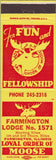Matchbook Cover - Moose Lodge Farmington IL