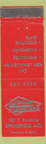 Matchbook Cover - Lewallen Advertising Springfield MO