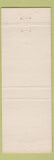 Matchbook Cover - Checker Cab Taxi Fairbanks AK