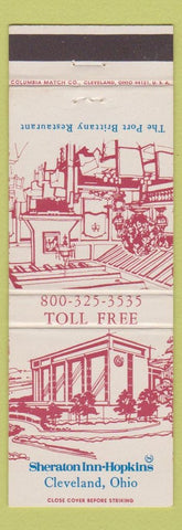 Matchbook Cover - Sheraton Inn Hopkins Cleveland OH